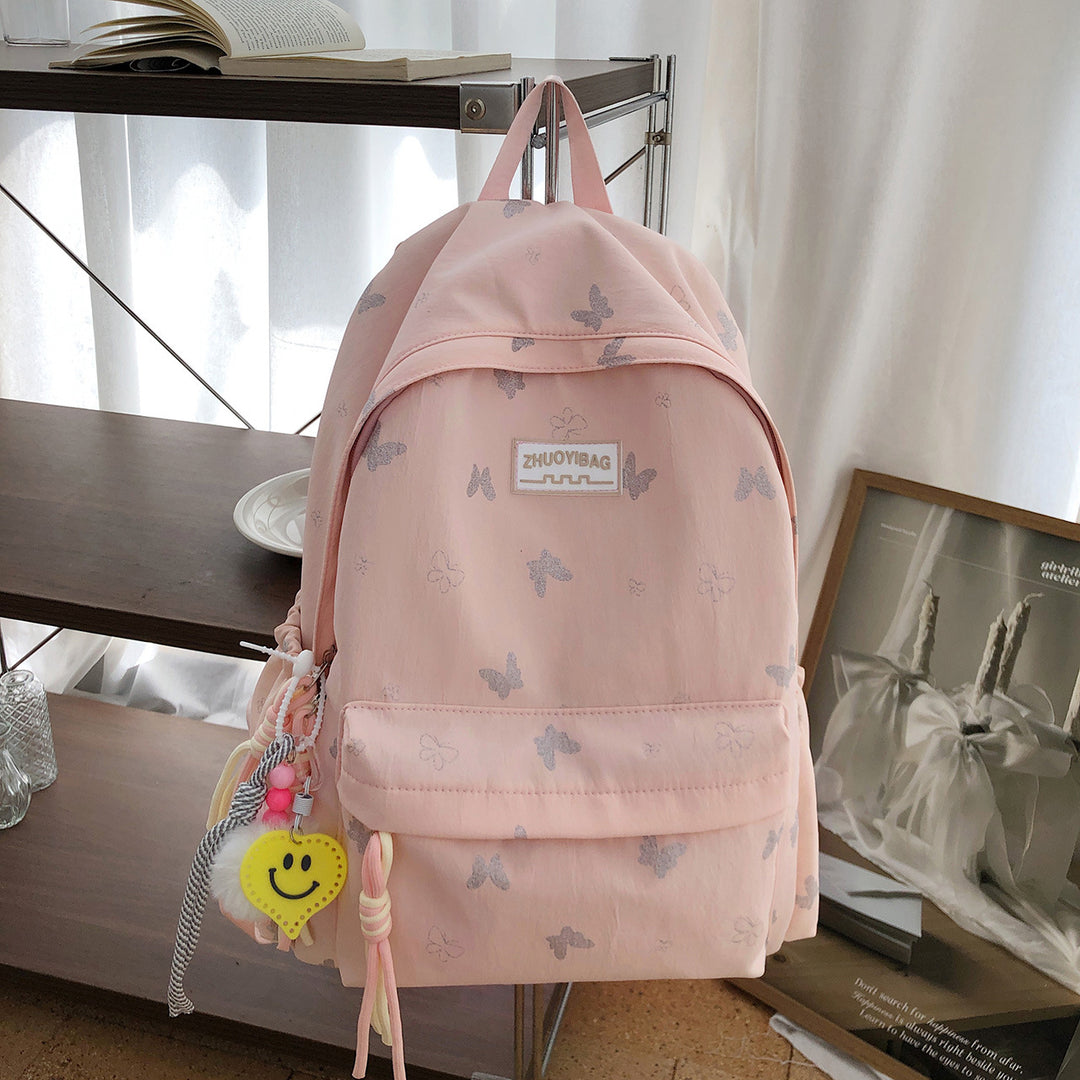 Butterfly Print Casual Backpack Stornfield