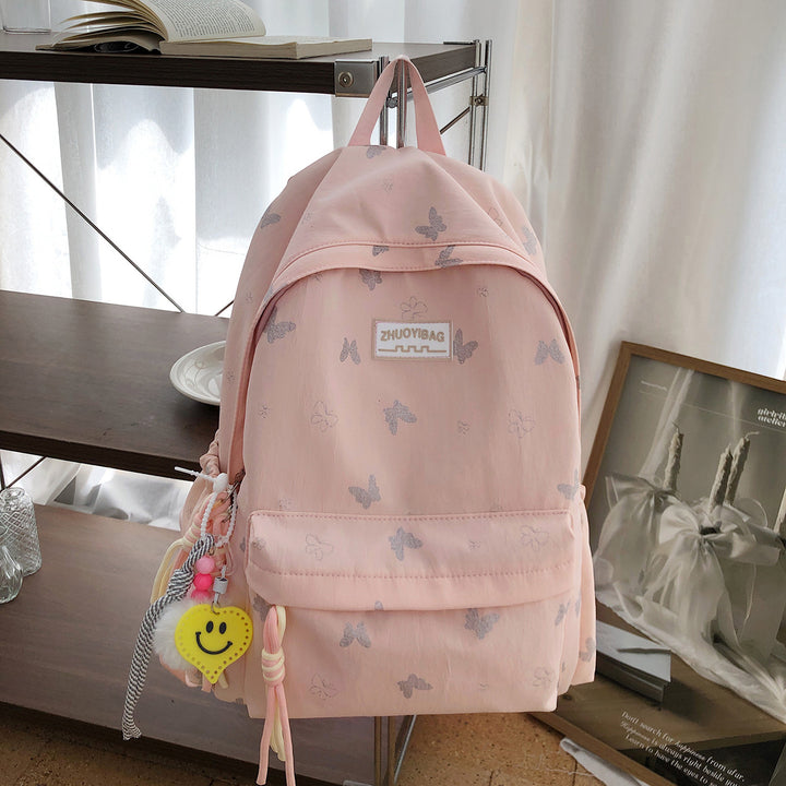 Butterfly Print Casual Backpack Stornfield