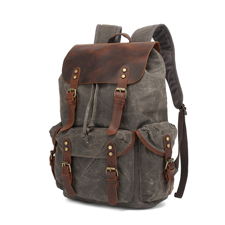 Rustic hiking backpack with multiple outer pockets Stornfield