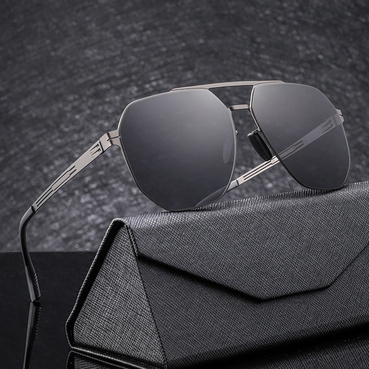 Premium Geometric Frame Sunglasses Stornfield