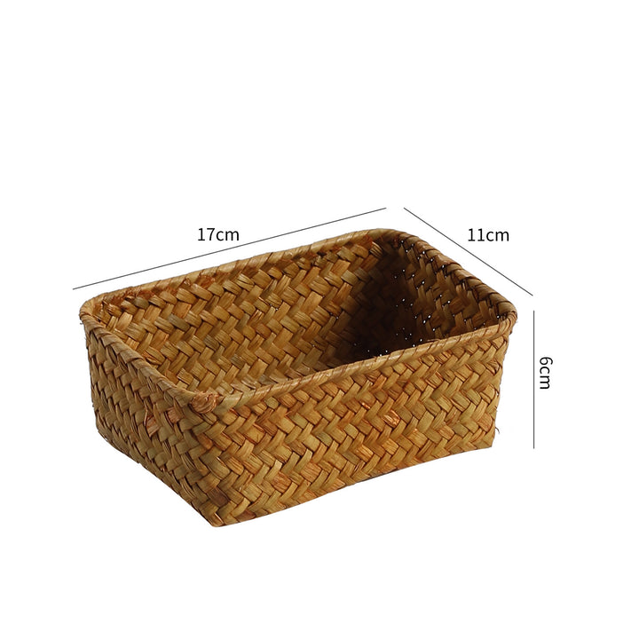 Unisex storage basket made of natural woven Stornfield