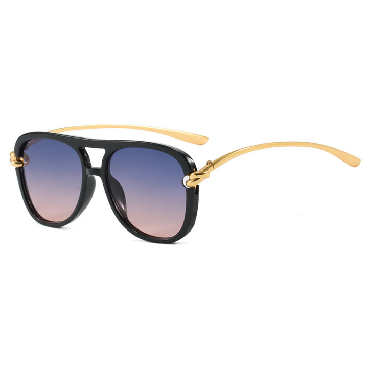Women's sporty sunglasses with wide plastic frame and UV protection Stornfield