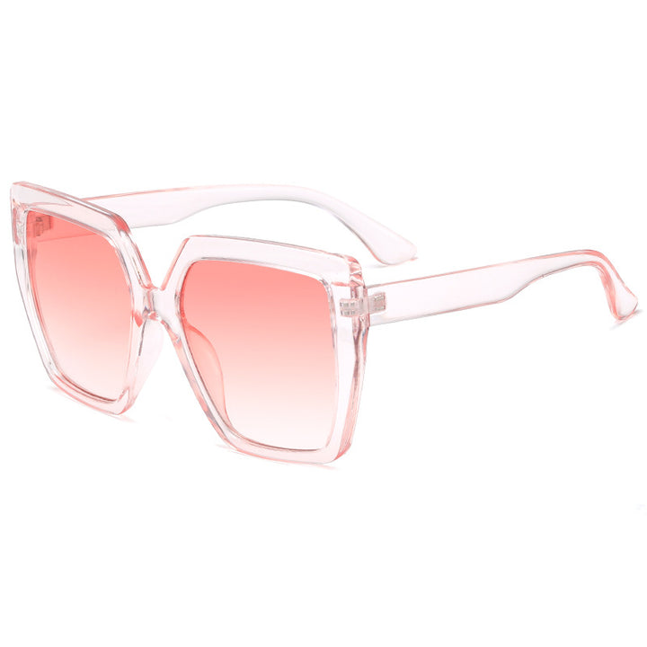 Women’s fashionable transparent sunglasses with square lenses Stornfield