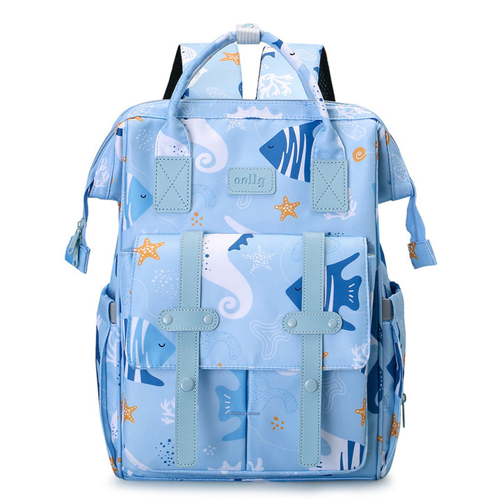 Versatile Character-Themed Baby Care Backpack Stornfield