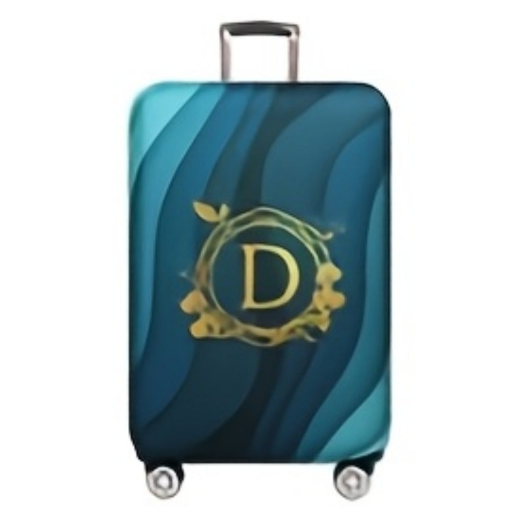 Women's Hard Shell Suitcase with Modern Wave Pattern Stornfield