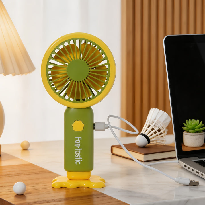 Women's Portable Mini Fan with Spray Function and USB Charging Option Stornfield