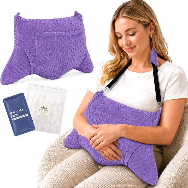 ergonomic heating pad with carrying strap Stornfield