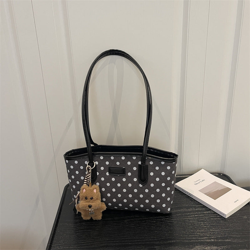 Elegant Polka Dot Tote Bag