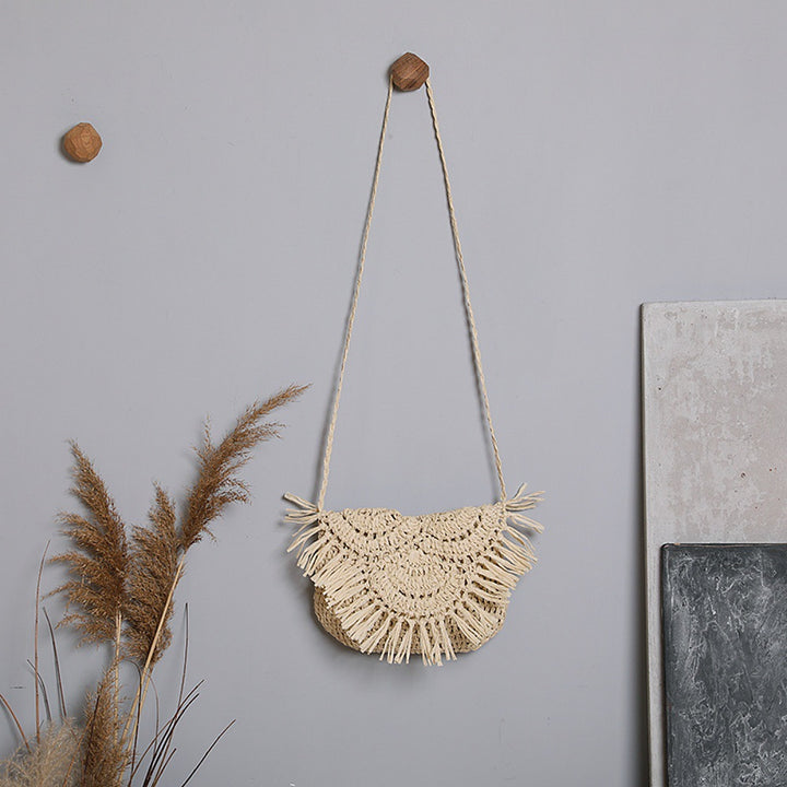 Boho Crossbody Bag Made of Handcrafted Natural Material Stornfield