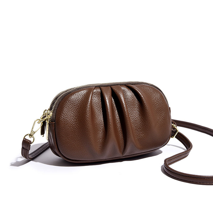 Pleated Crossbody Purse