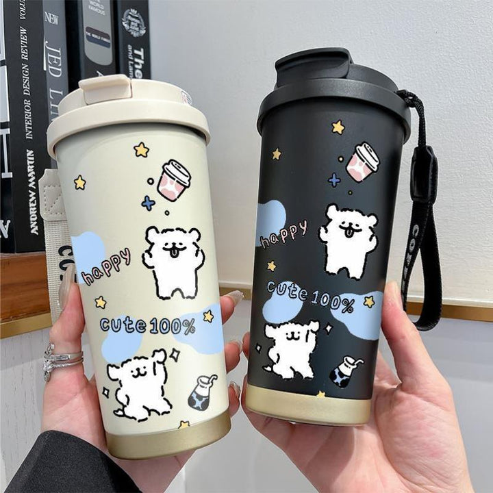 Ladies Insulated Coffee Mug with Funny Hello Kitty Design Stornfield
