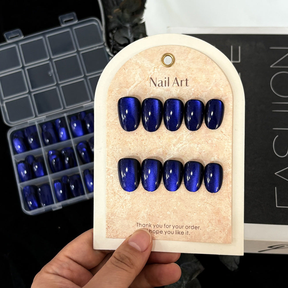 Glossy Stiletto-Shaped Press-On Nail Set Stornfield