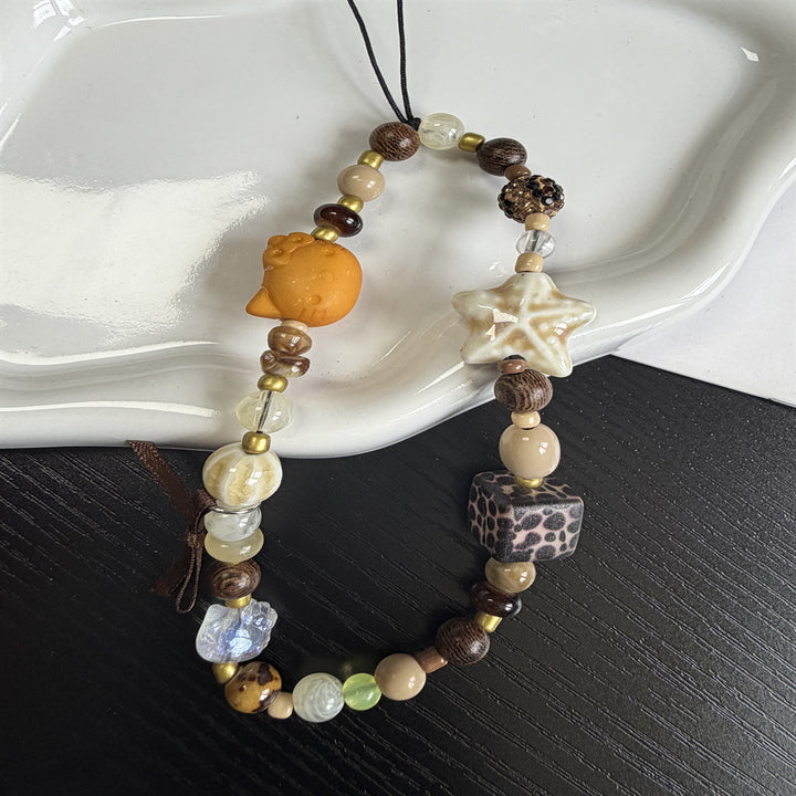 Decorative Beaded Owl Charm Phone Accessory Stornfield