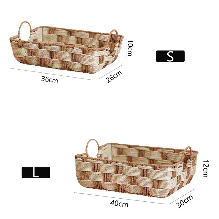 Storage basket made of woven material Stornfield