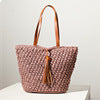 Handcrafted basket bag with fashionable tassel detail Stornfield