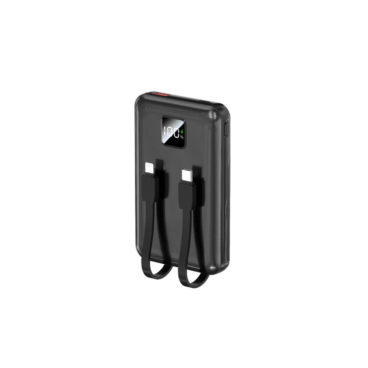 Portable power bank with integrated dual USB port and state-of-the-art LED display Stornfield