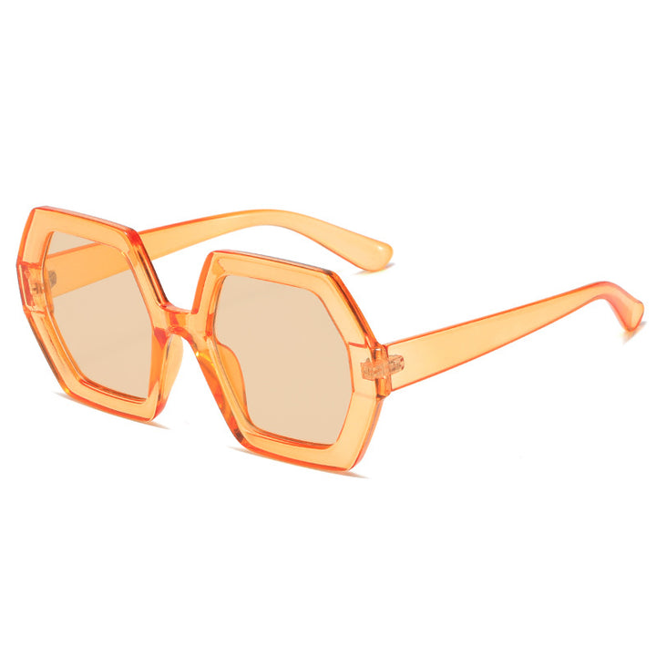 Ladies hexagonal sunglasses with comfortable frame Stornfield