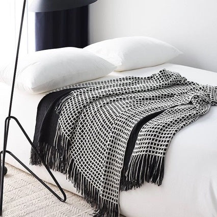 Textured Weave Throw Blanket