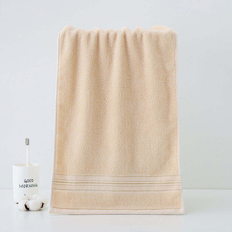 High-Quality Terry Bath Towel With Elegant Stripe Border Stornfield