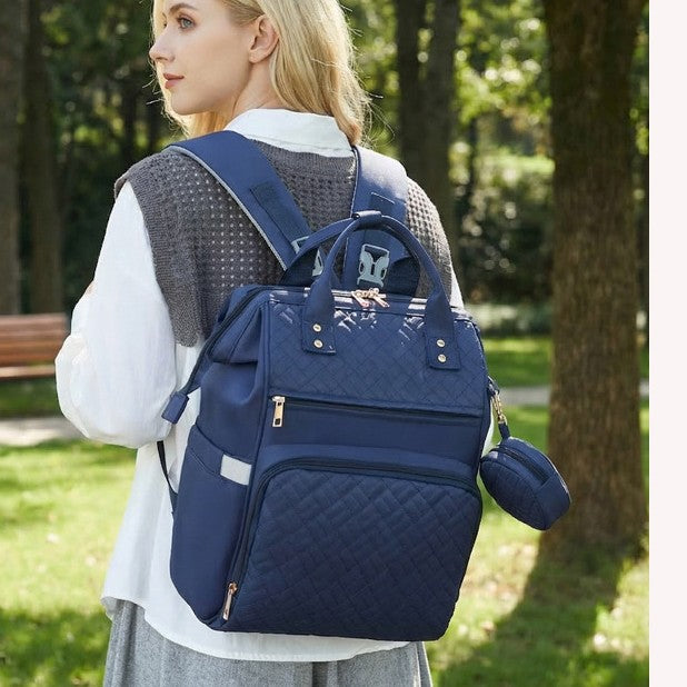 Quilted Multi-Functional Backpack Stornfield