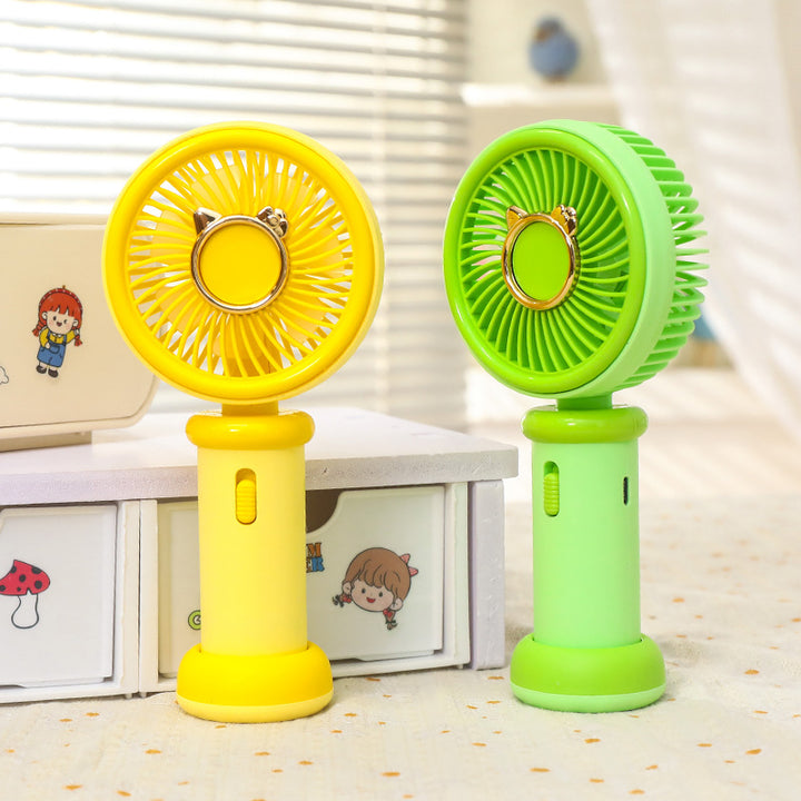 Women's Portable Hand Fan with Cute Animal Design Stornfield