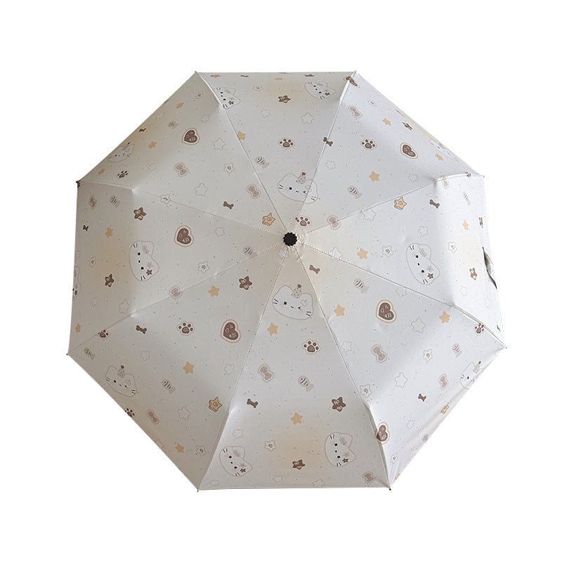 Women's Compact Umbrella with Charming Animal Design Stornfield
