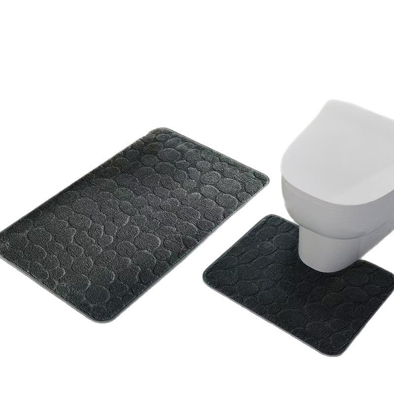 Soft Textured Bath Mat Set