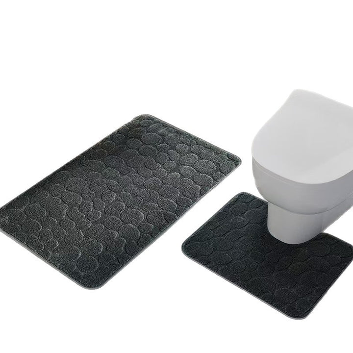 Soft Textured Bath Mat Set