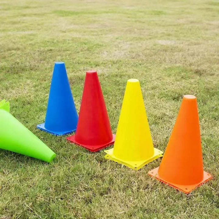 multi-piece flat-base training marker cones for soccer agility drills Stornfield