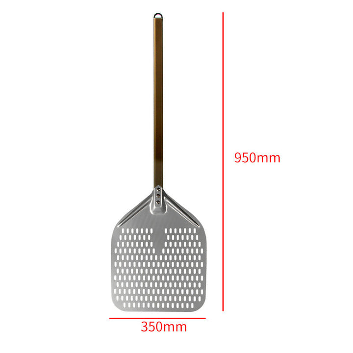 perforated aluminum pizza peel with extra-long ergonomic handle Stornfield