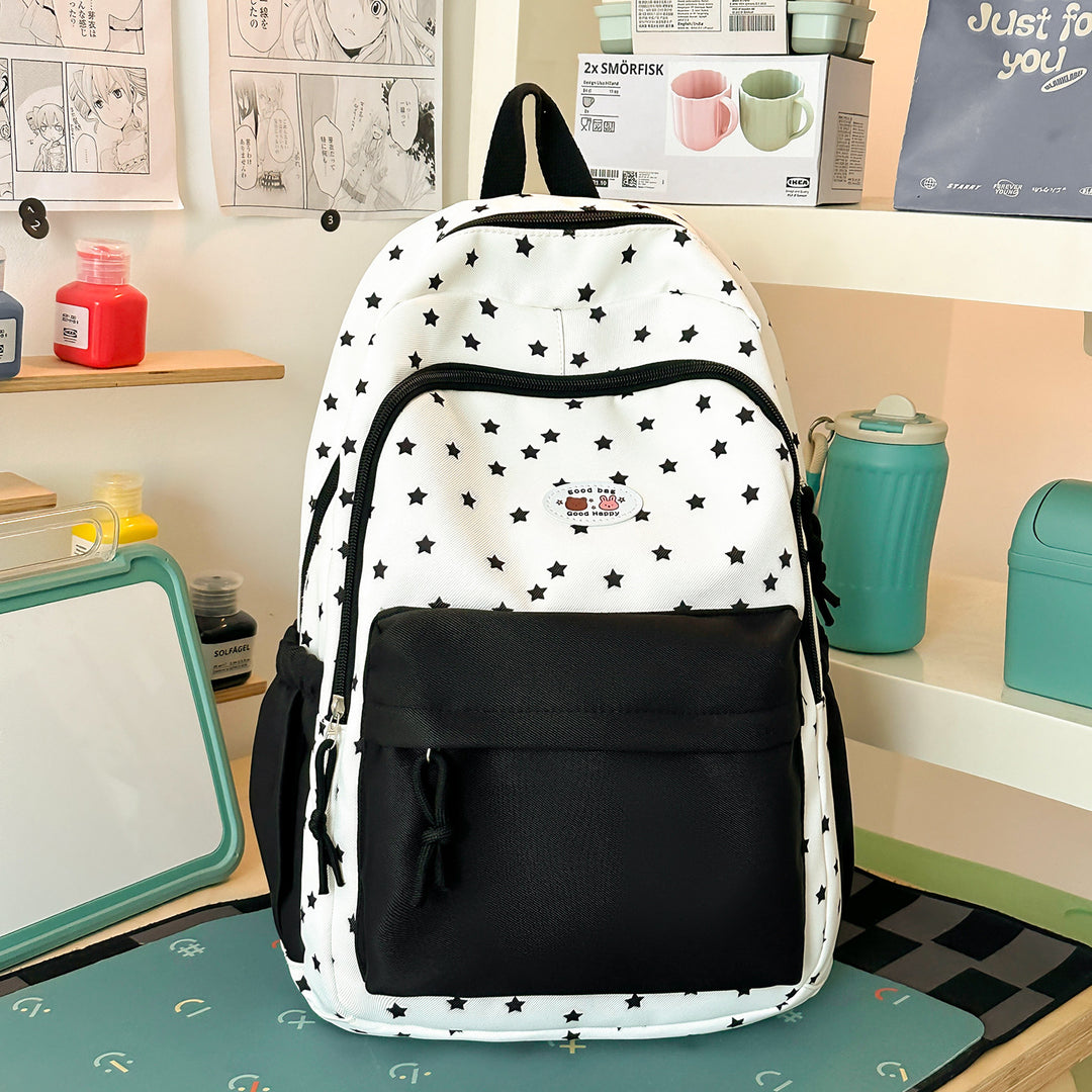 Star-Patterned Casual Backpack Stornfield 1791204314