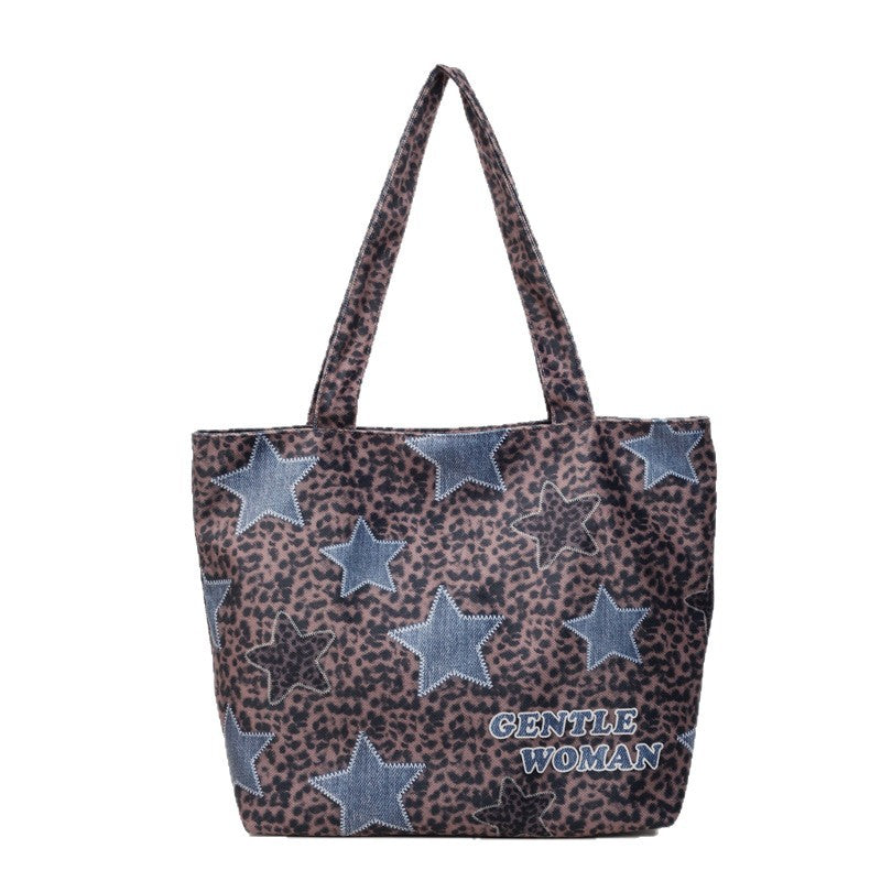 Chic Denim Patchrk Tote Bag Stornfield