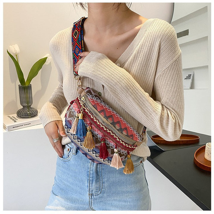 Colorful Embroidered Crossbody Bag Stornfield