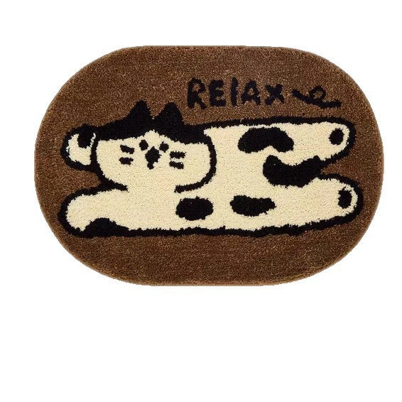 Decorative Dog-Themed Mat for Home