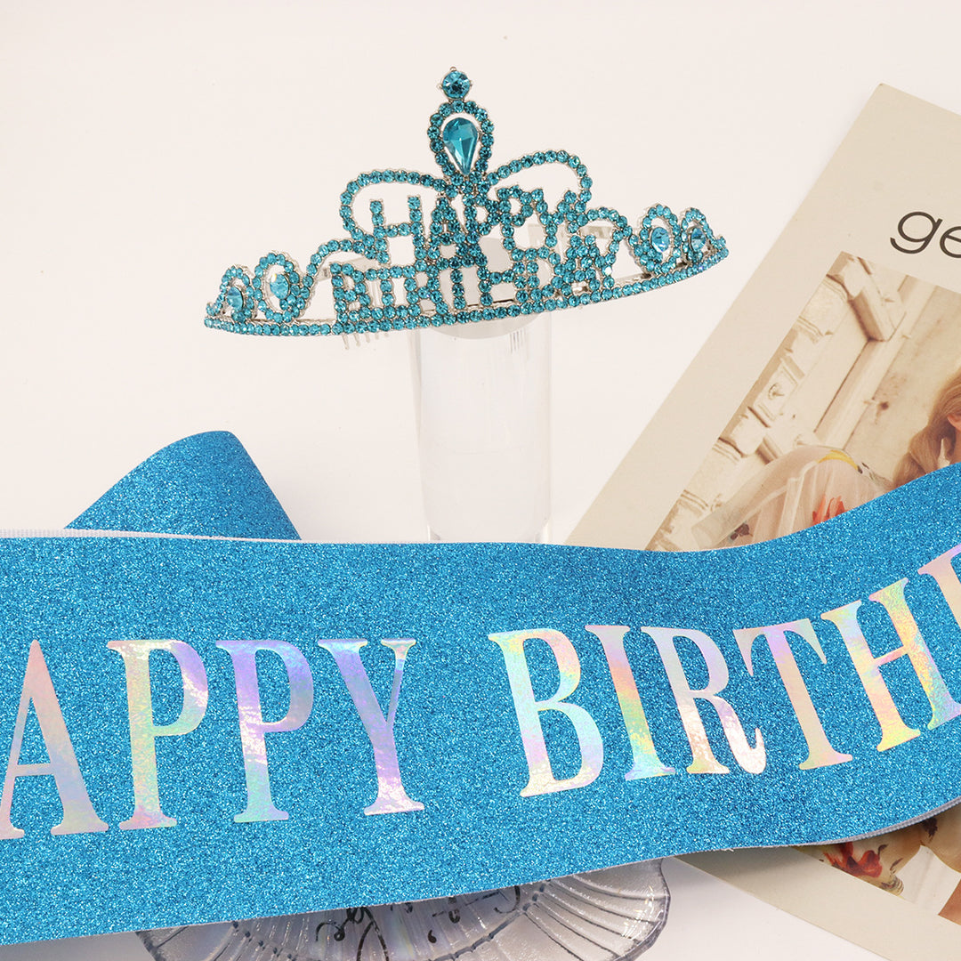 Women Funkenkrone with "Happy Birthday" lettering Stornfield