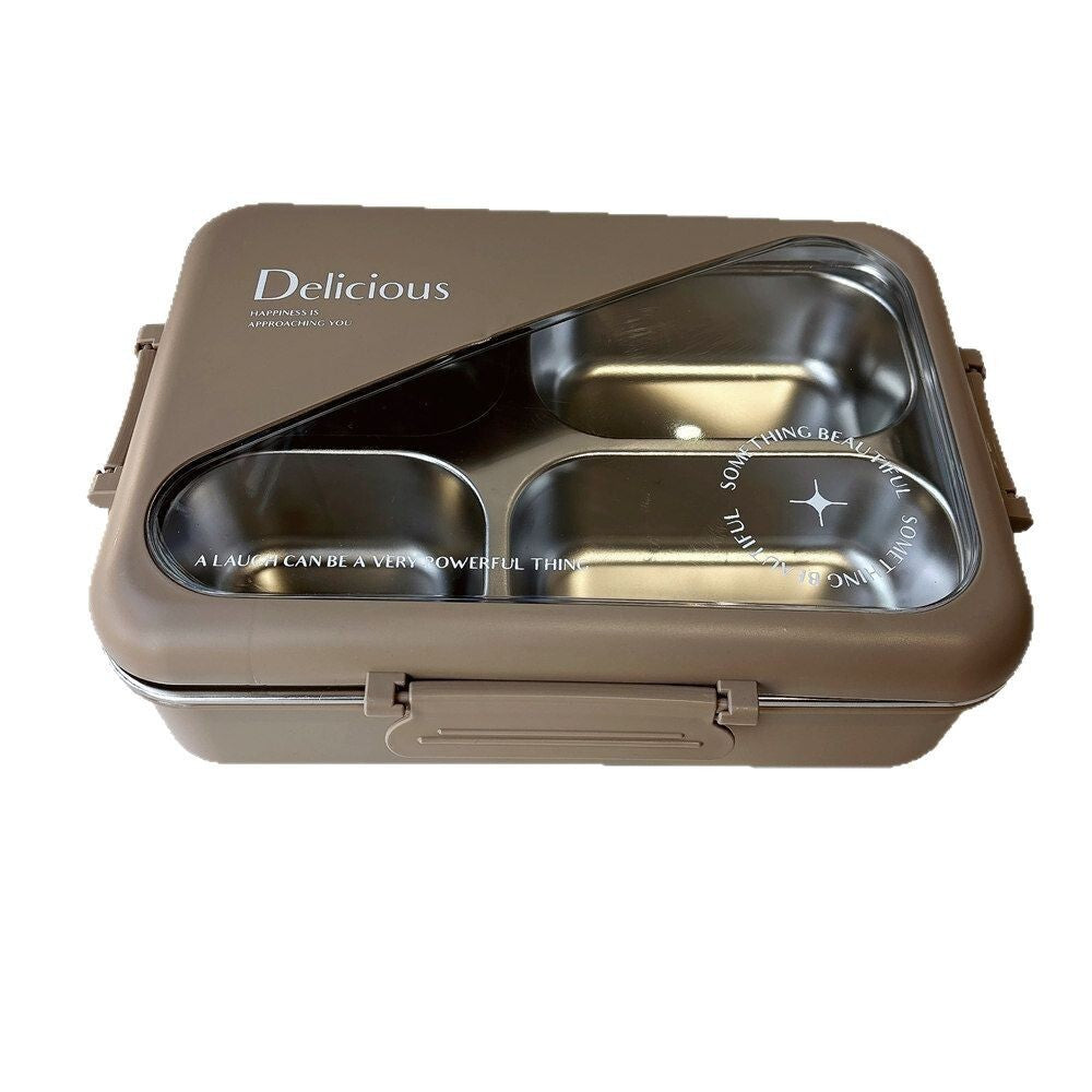 Stainless Steel Multi-Compartment Lunch Box