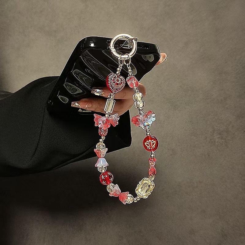Decorative Bead Charm Keychain Holder Stornfield