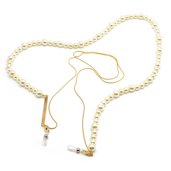 Decorative Pearl-Accented Eyewear Chain Stornfield