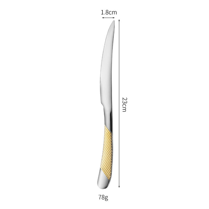 Fine and elegant table knife with non-slip handle Stornfield