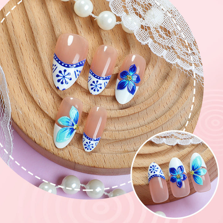 Decorative Floral Press-On Nail Art Set Stornfield 1790636675