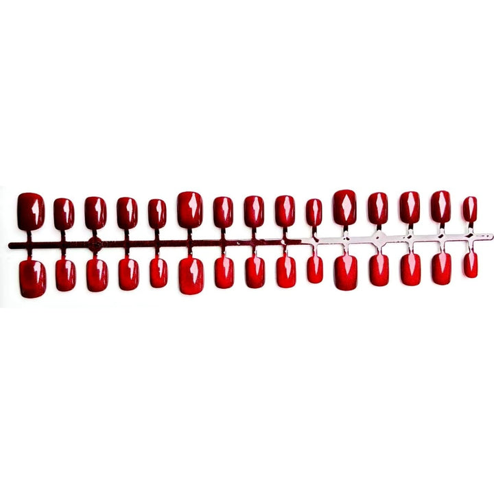 Glossy Glitter Press-On Nail Set