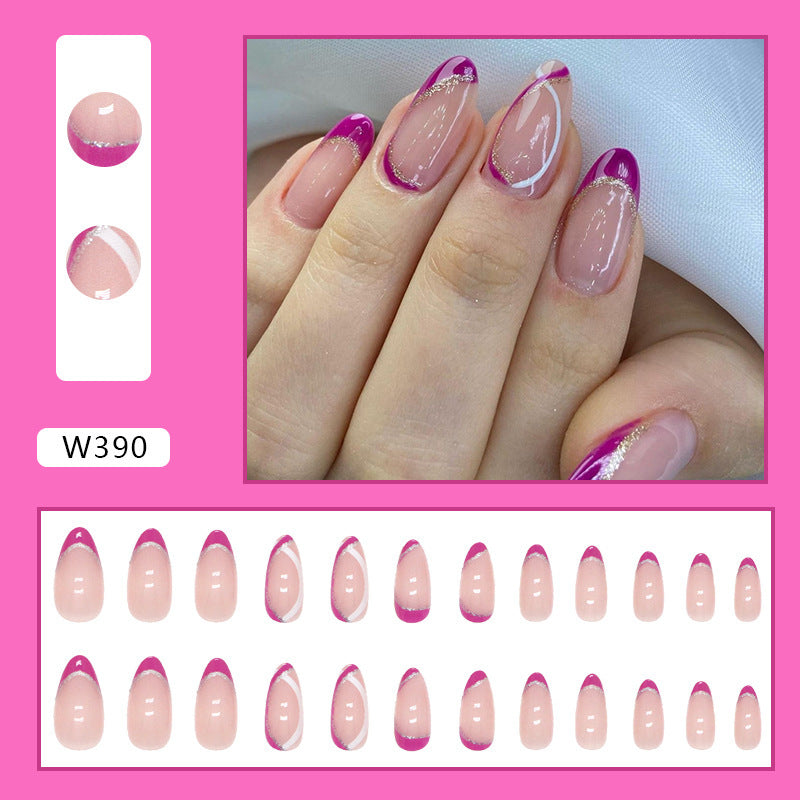 Creative artistic nails with stylish design
