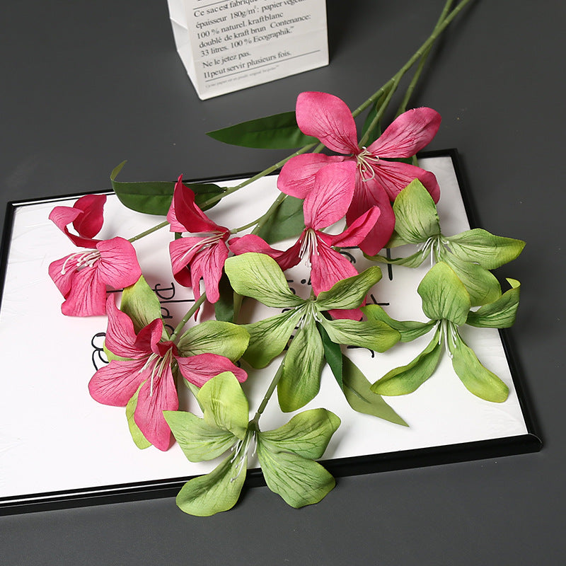 Elegant Faux Orchid Floral Stems
