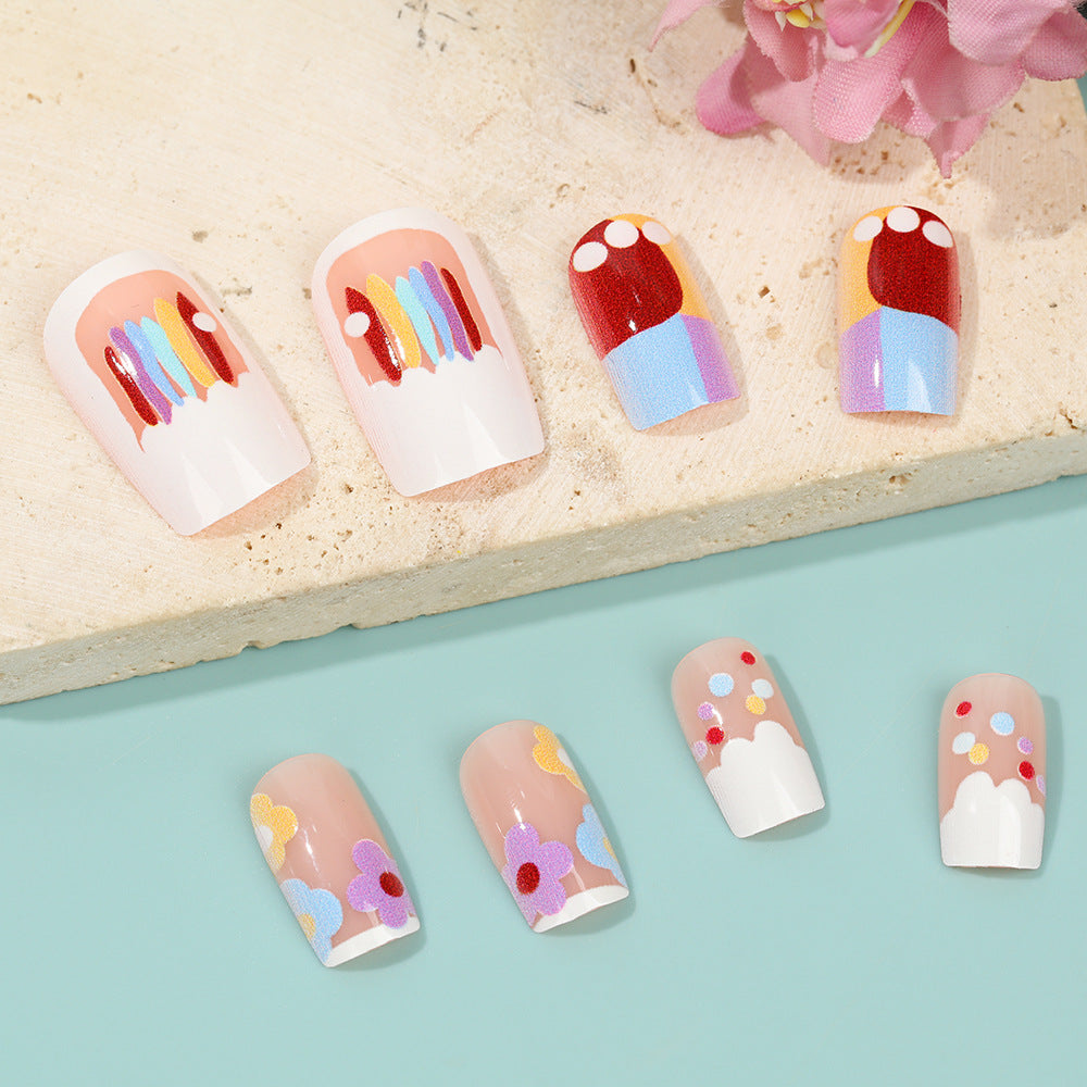 Creative Nail Art Set with Colorful Designs Stornfield