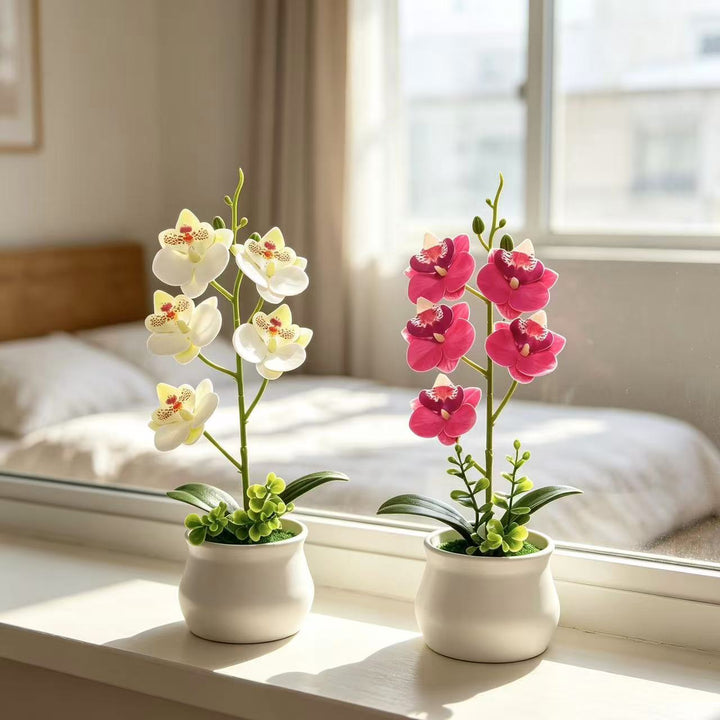 Artificial Orchid Plant Arrangement 1790480695 for Home Decor and Display
