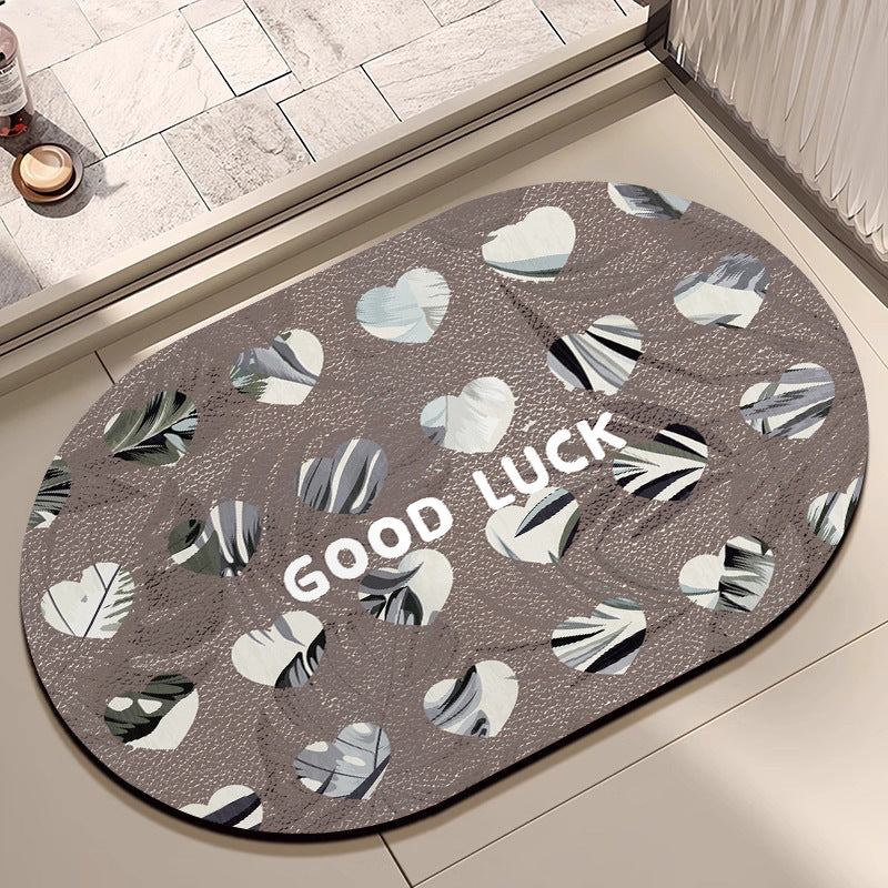 Decorative Motivational Bath Mat Stornfield