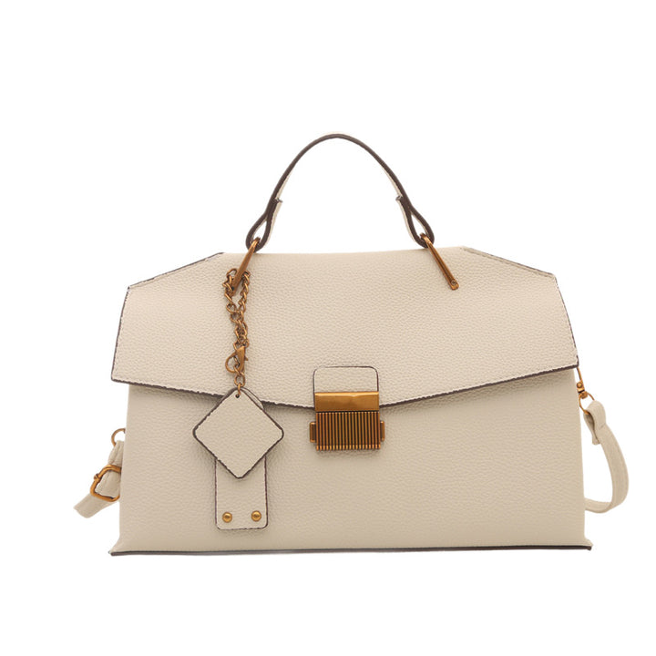 Structured Leather Satchel