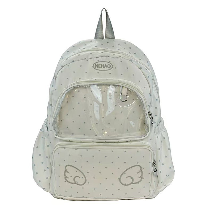 Transparent Front Pocket Backpack Stornfield