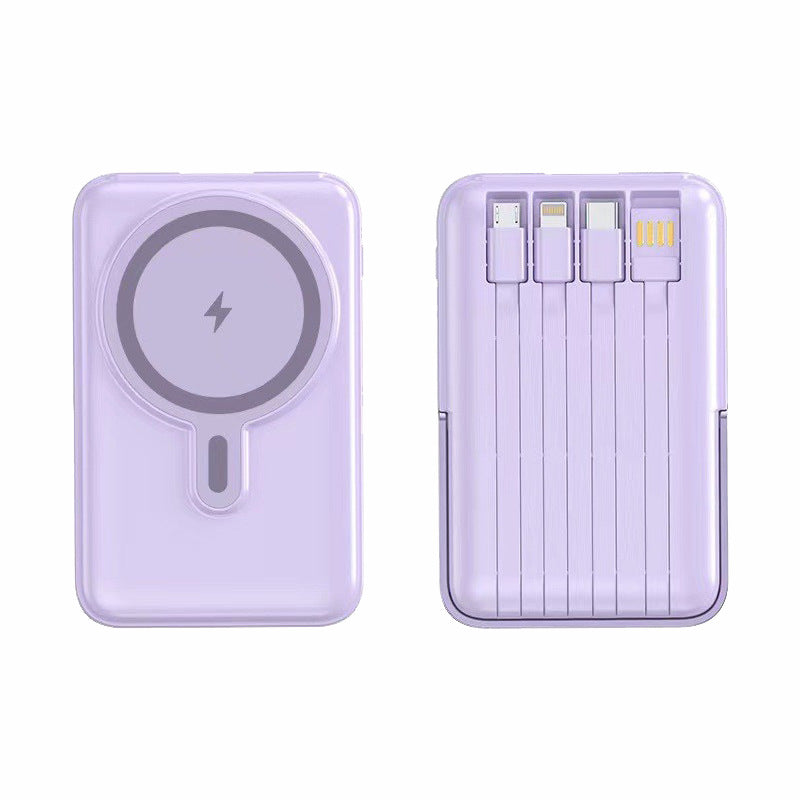 Portable Power Bank with Integrated Cable Compartment by Stornfield