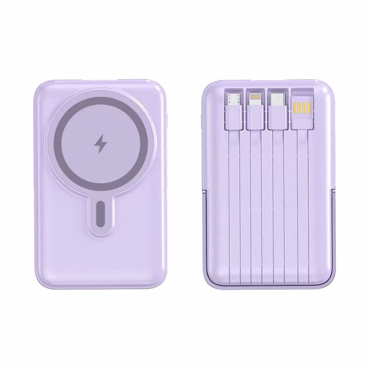 Portable Power Bank with Integrated Cable Compartment by Stornfield